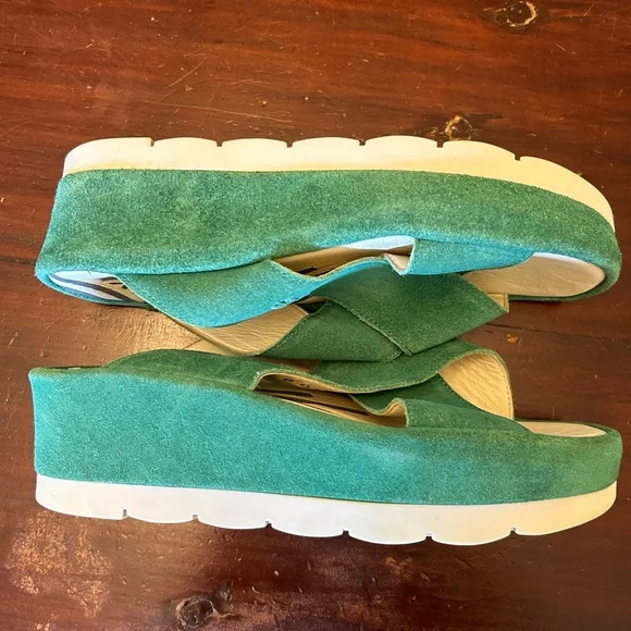 FLY London Women Begs Wedge Sandal Shoe, Avocato, EU 39 / US 8-8.5 - Picture 5 of 6